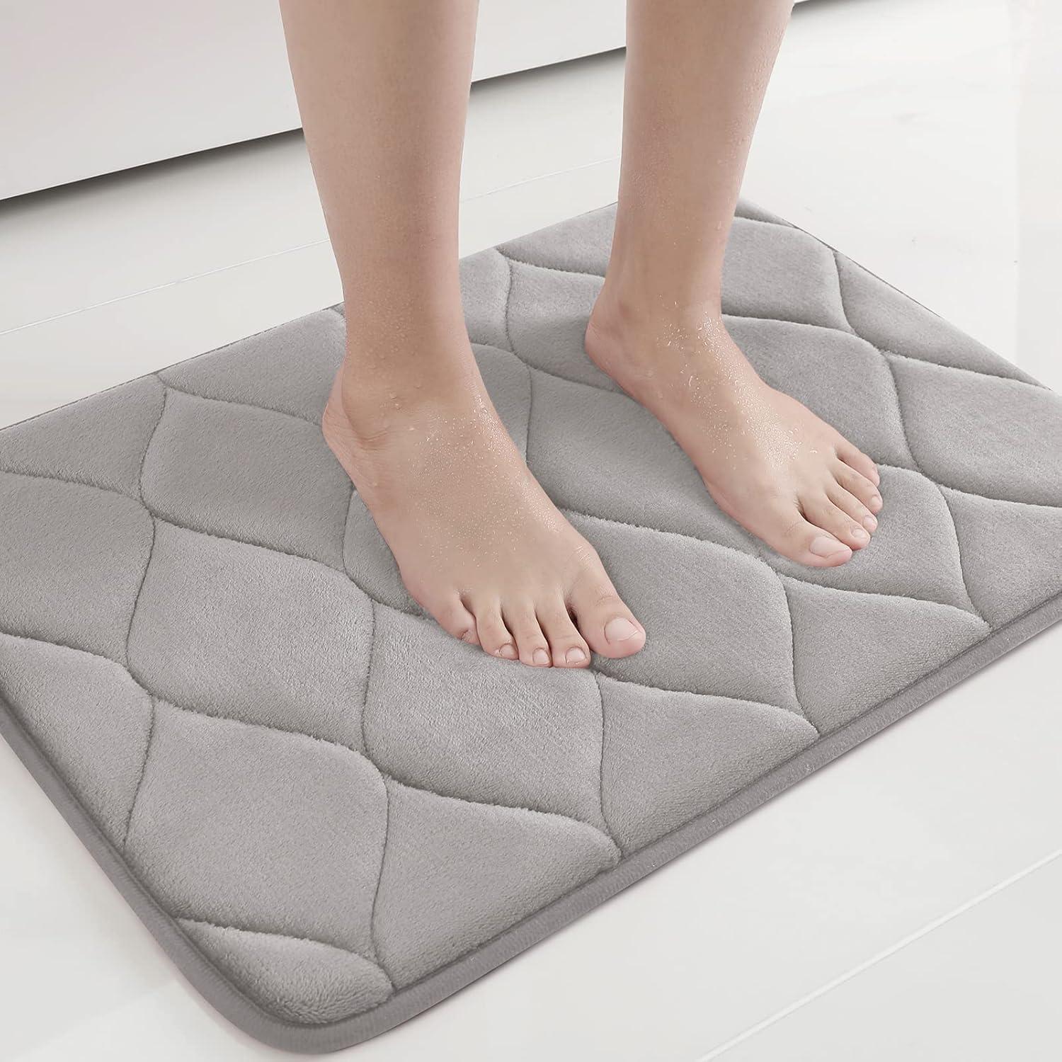 Alfombra de Baño Colorxy 76x50cm Espuma Memoria Antideslizante