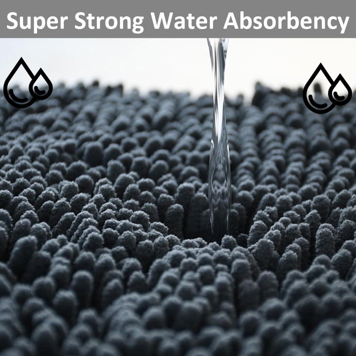 Juego de 3 Alfombrillas de Baño Antideslizantes RUN HELIX