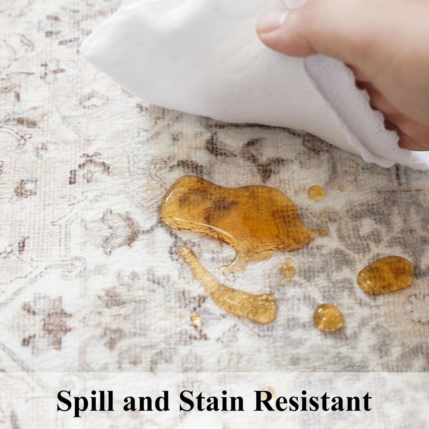 Corredor Lavable Beige 60x183 cm HY HAO YUN LAI Antideslizante