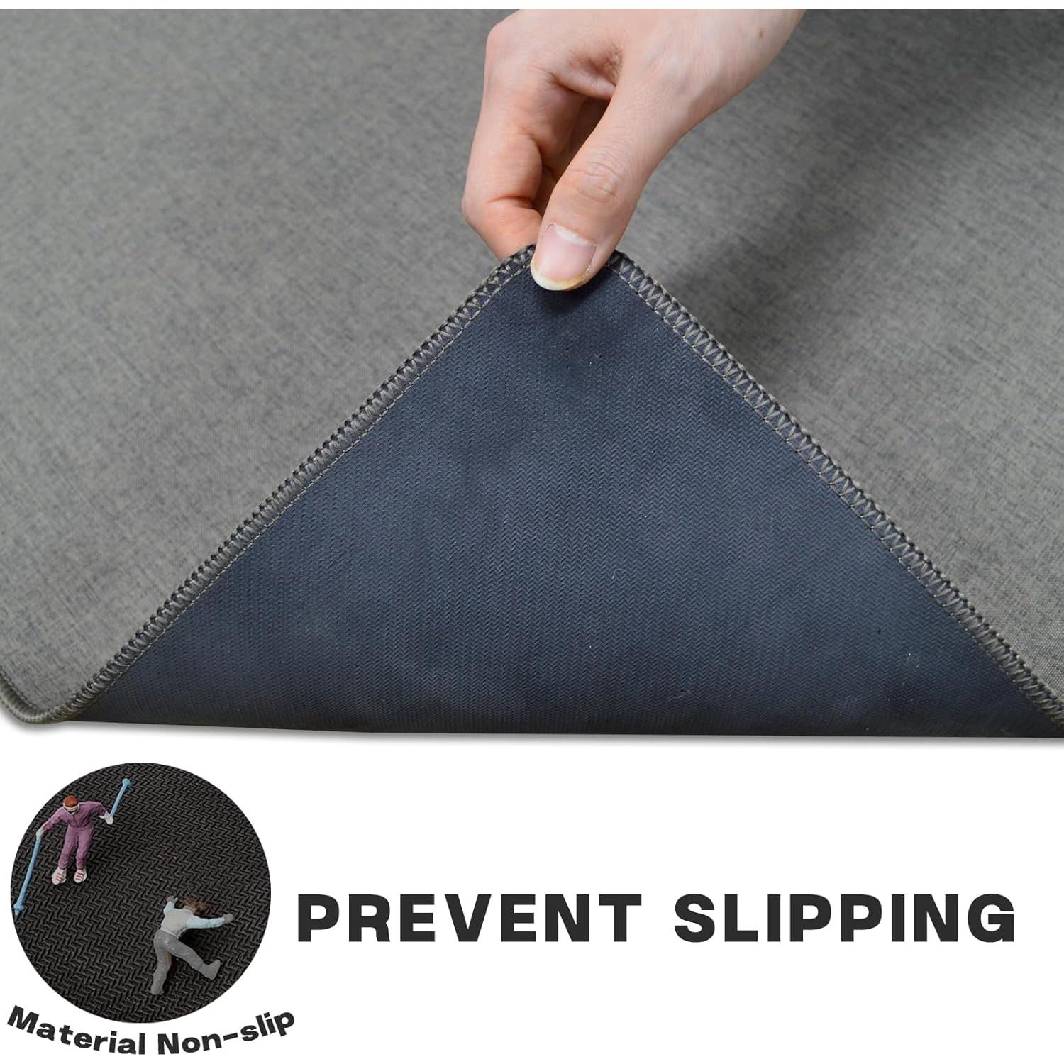 Alfombra de Baño Yancorp 40x66cm Antideslizante Marrón