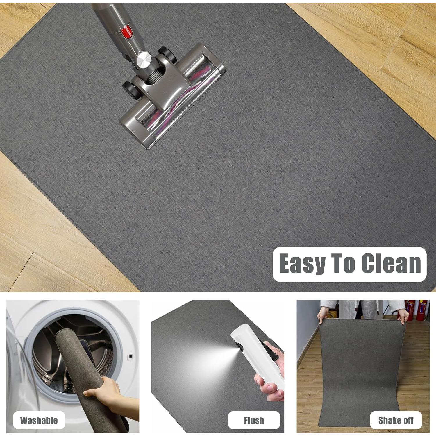 Alfombra de Baño Yancorp 40x66cm Antideslizante Marrón