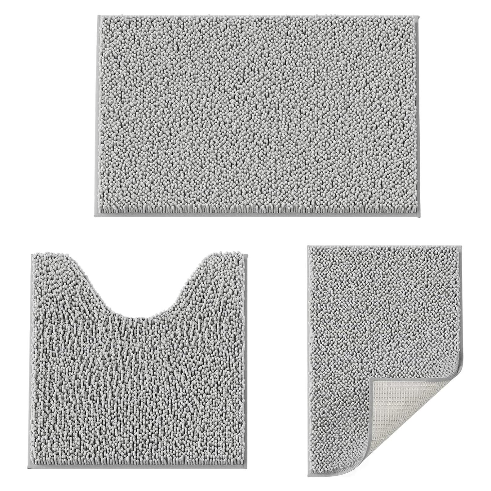 Juego de Alfombrillas de Baño RUN HELIX 3 Piezas Antideslizante