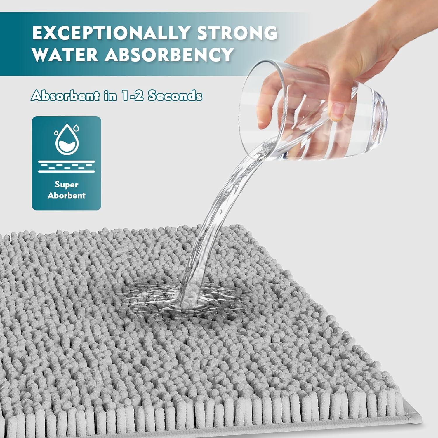 Juego de Alfombrillas de Baño RUN HELIX 3 Piezas Antideslizante