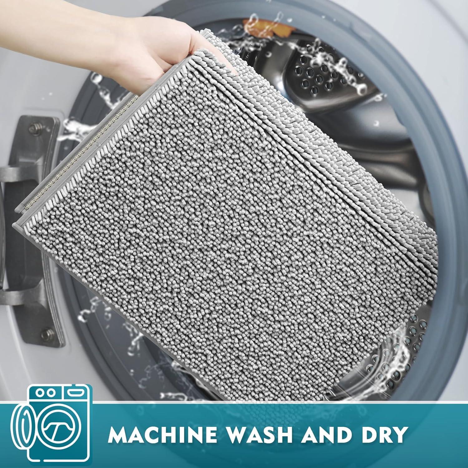 Juego de Alfombrillas de Baño RUN HELIX 3 Piezas Antideslizante