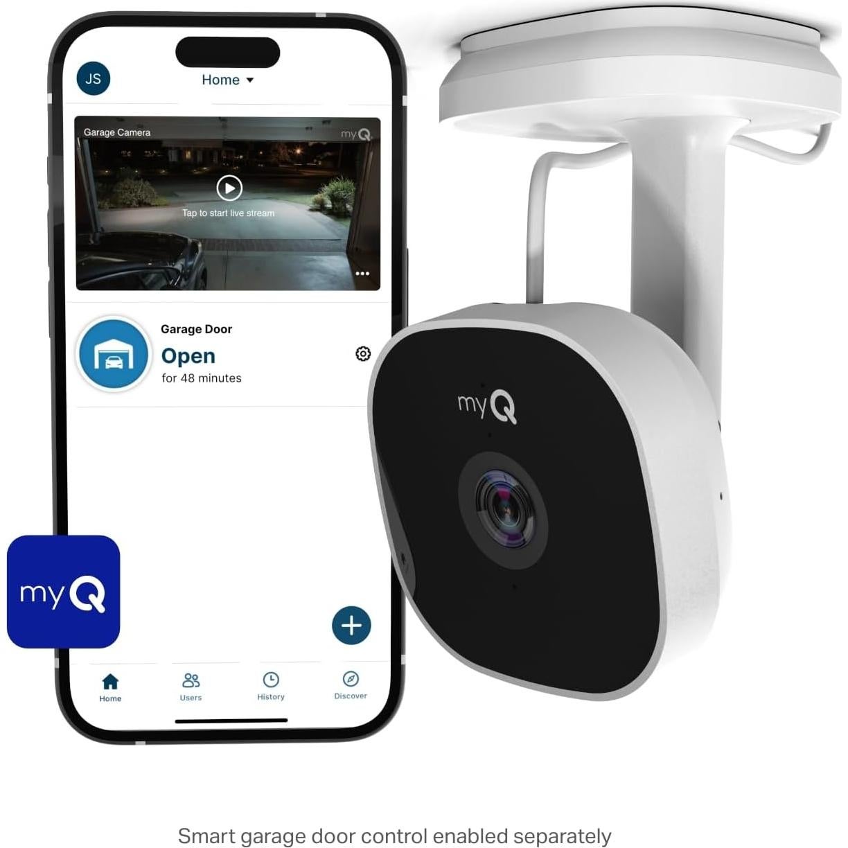 Cámara de Seguridad myQ para Garaje – HD 1080p, Wi-Fi