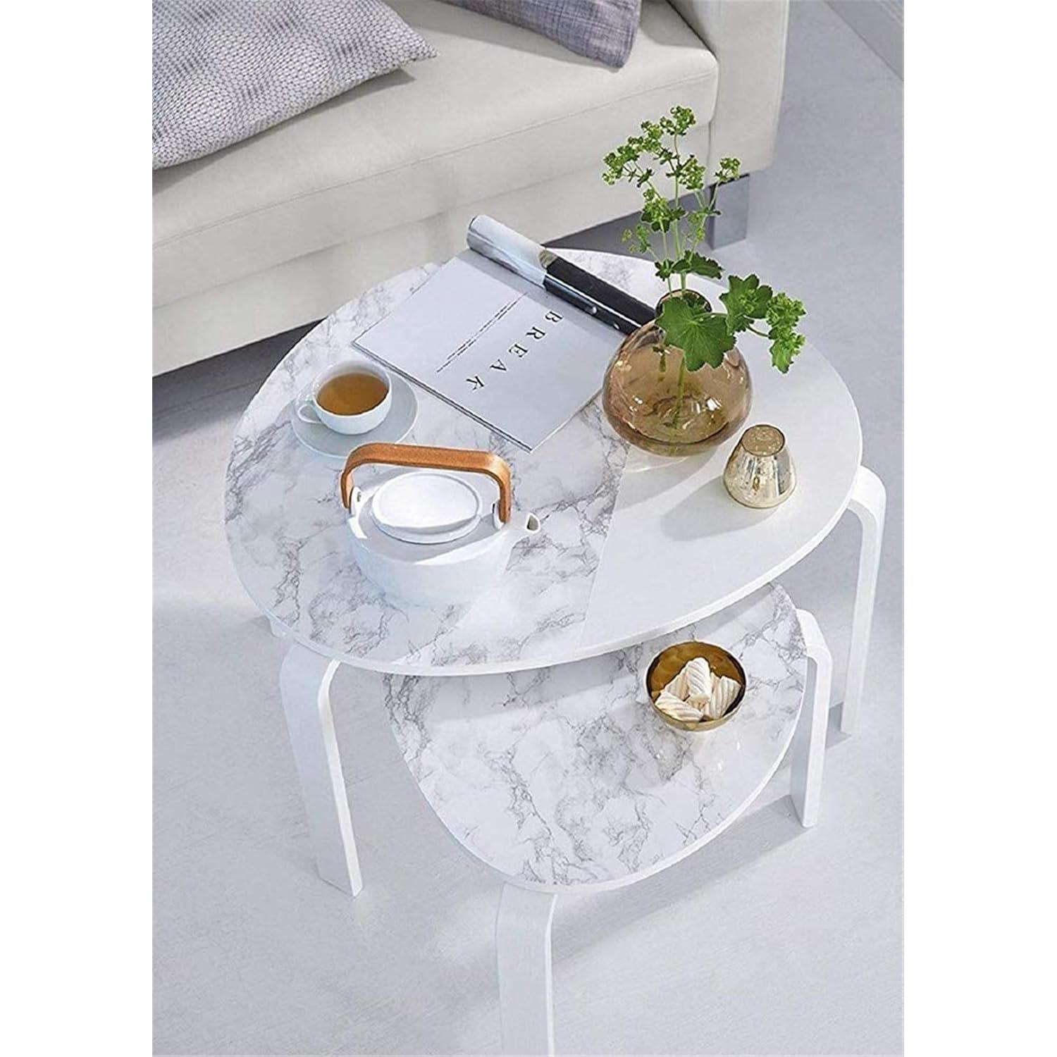 Papel Tapiz Autoadhesivo Yancorp Mármol Blanco Gris 30x305 cm