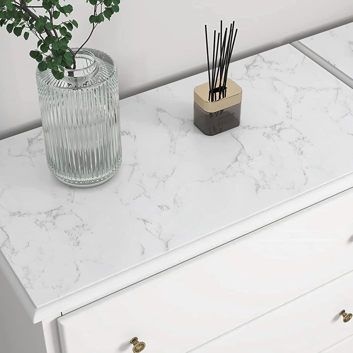 Papel Contacto de Mármol Heroad Autoadhesivo 1.31x6.56m