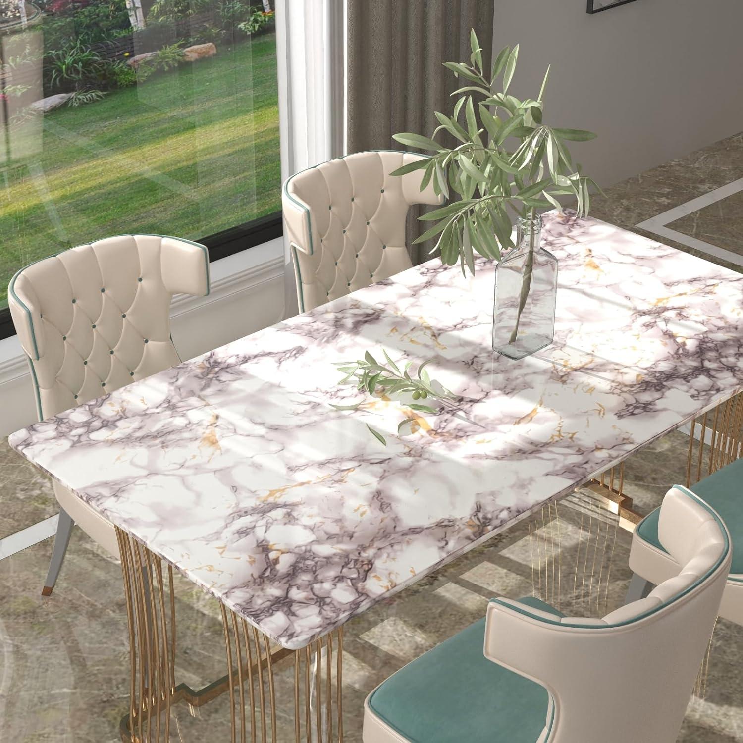 Papel Tapiz Autoadhesivo VIOPVERY Mármol Blanco 39.9x199.4cm