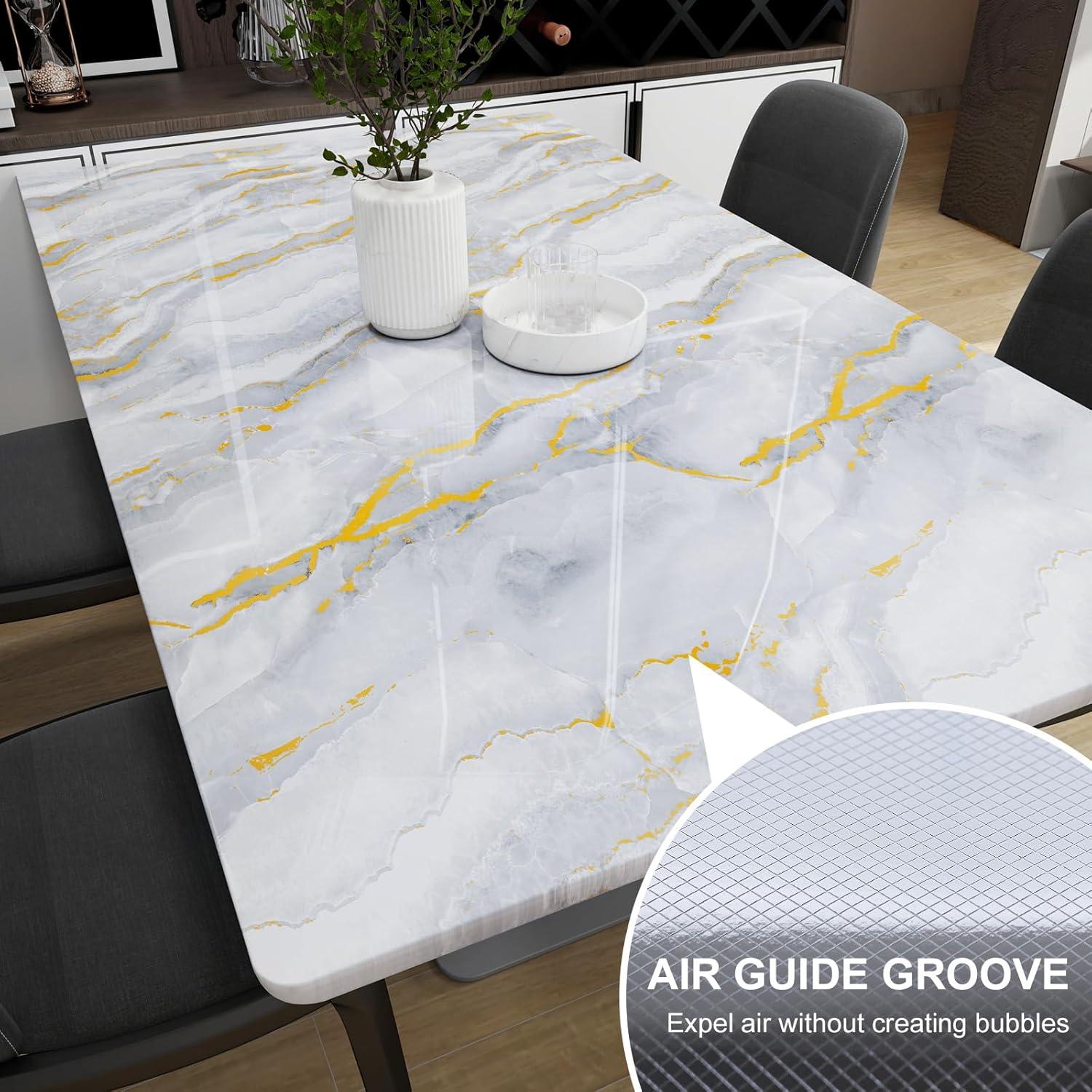 Papel Contacto de Mármol Dorado SOON AFTER 40x200 cm Autoadhesivo