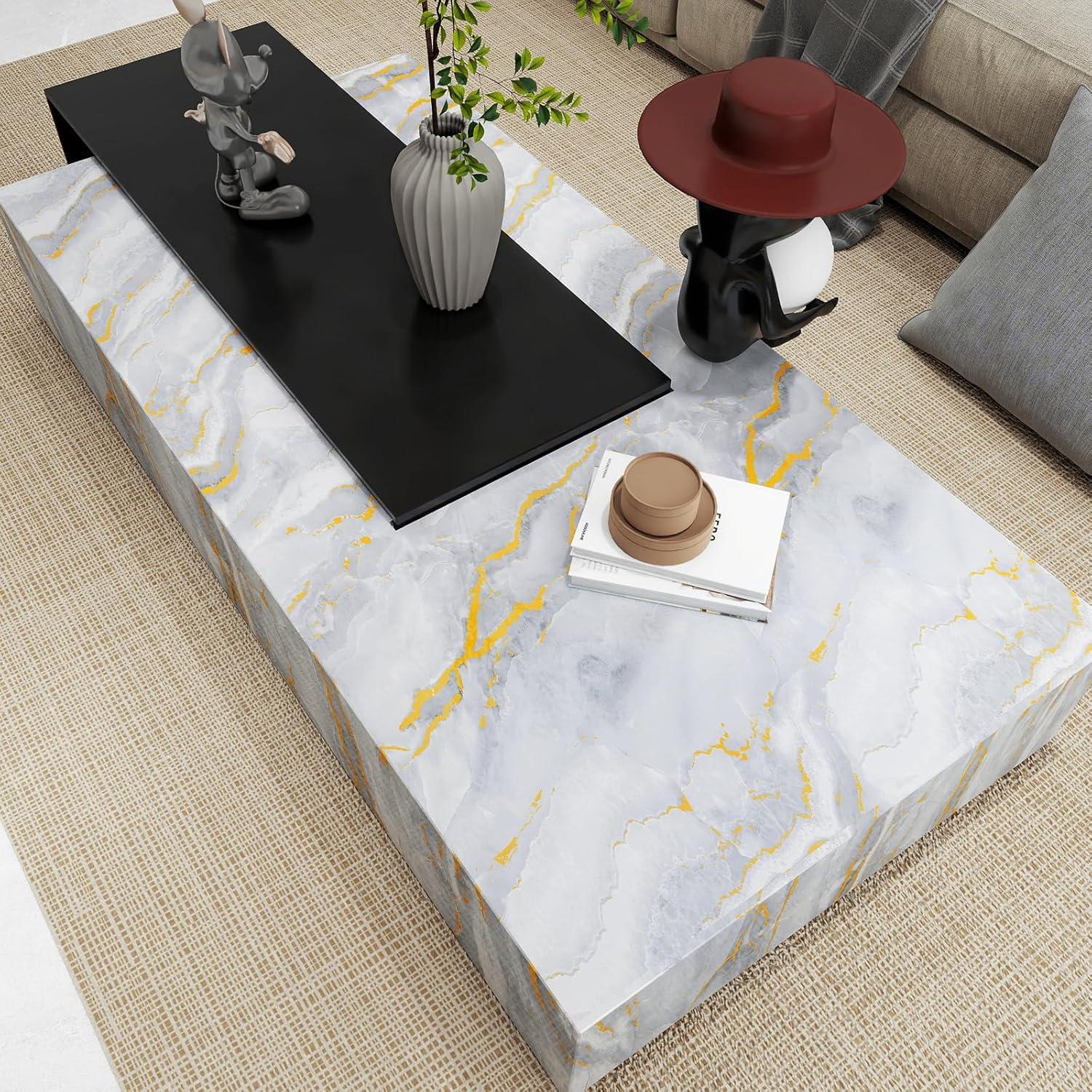 Papel Contacto de Mármol Dorado SOON AFTER 40x200 cm Autoadhesivo