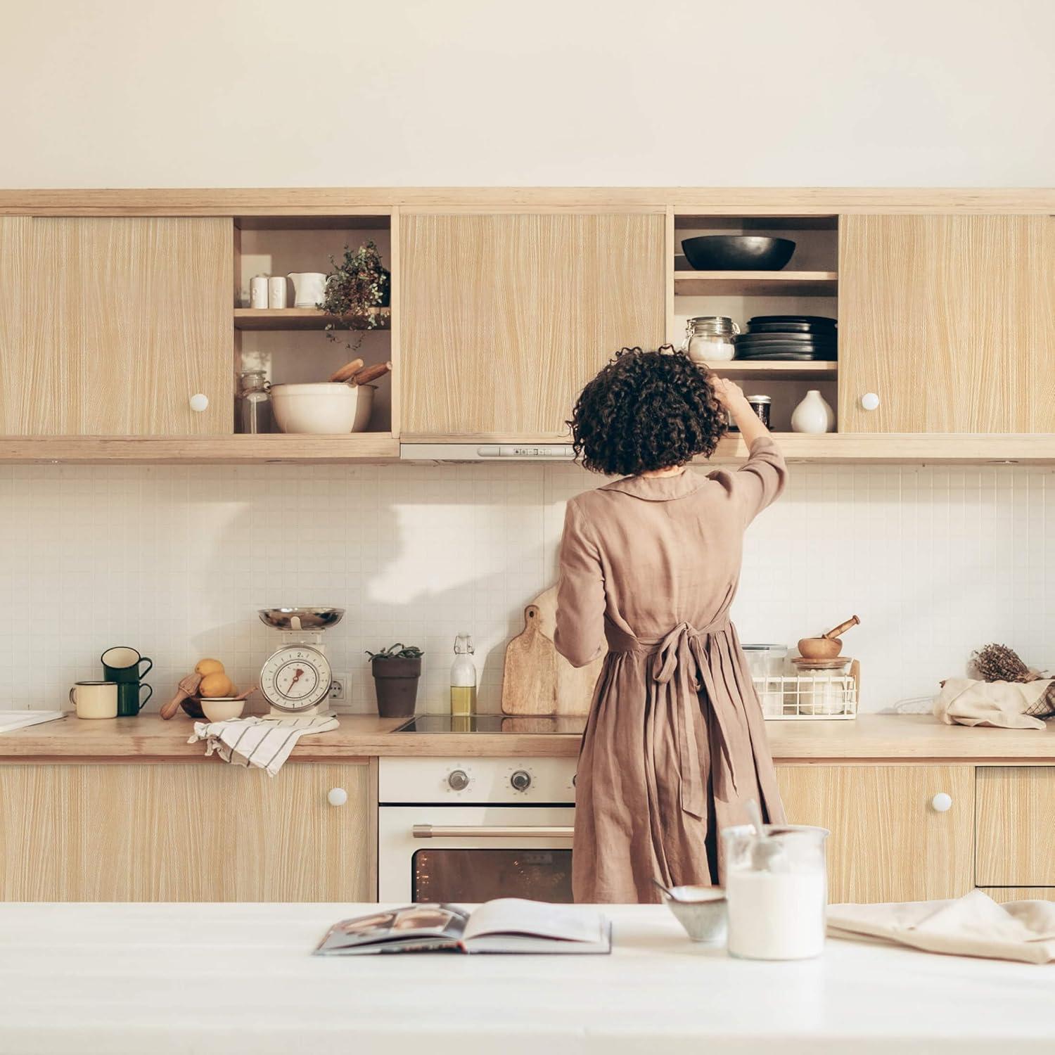 Papel Contacto Autoadhesivo Heroad Madera Clara 0.88 m²