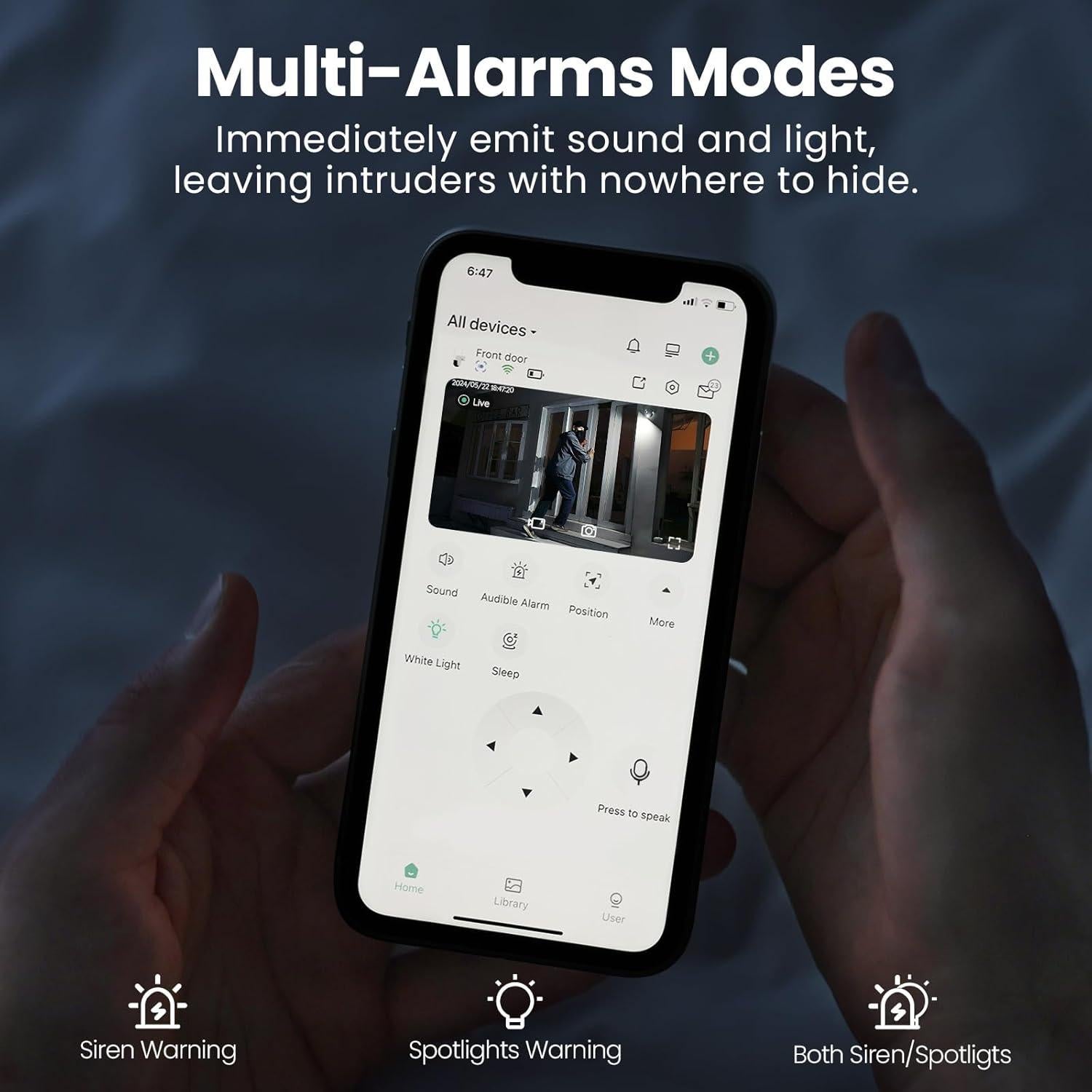 Cámara de Seguridad 2K CURISEE Solar 360° WiFi Audio