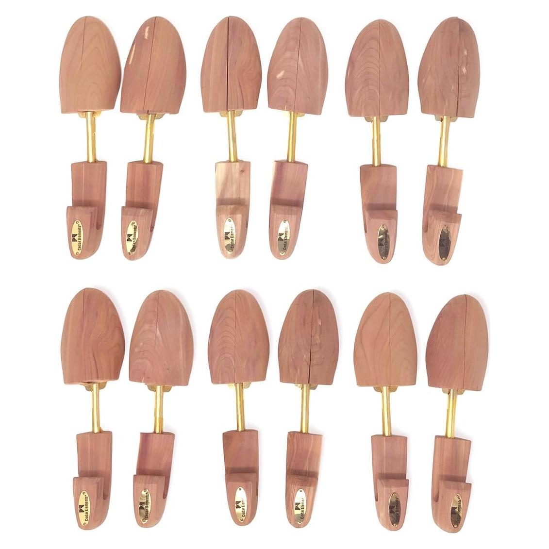 Árboles para Zapatos de Cedro M&N - 6 Pares Mediano