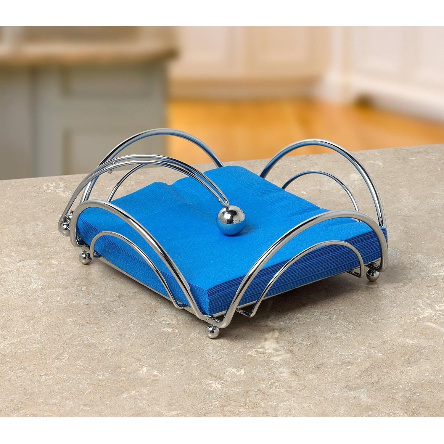 Soporte para Servilletas Planas Spectrum Diversified Cromo