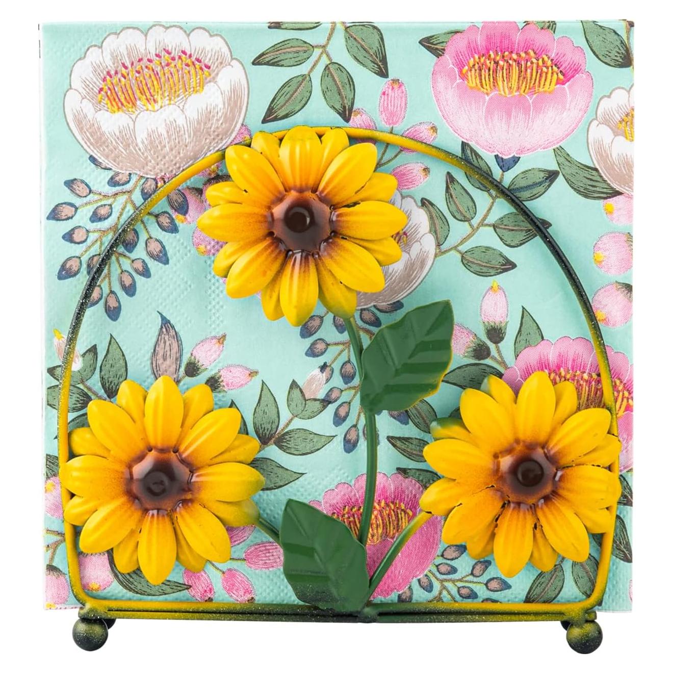 Soporte para Servilletas de Granja dgudgu Negro Acero Inoxidable