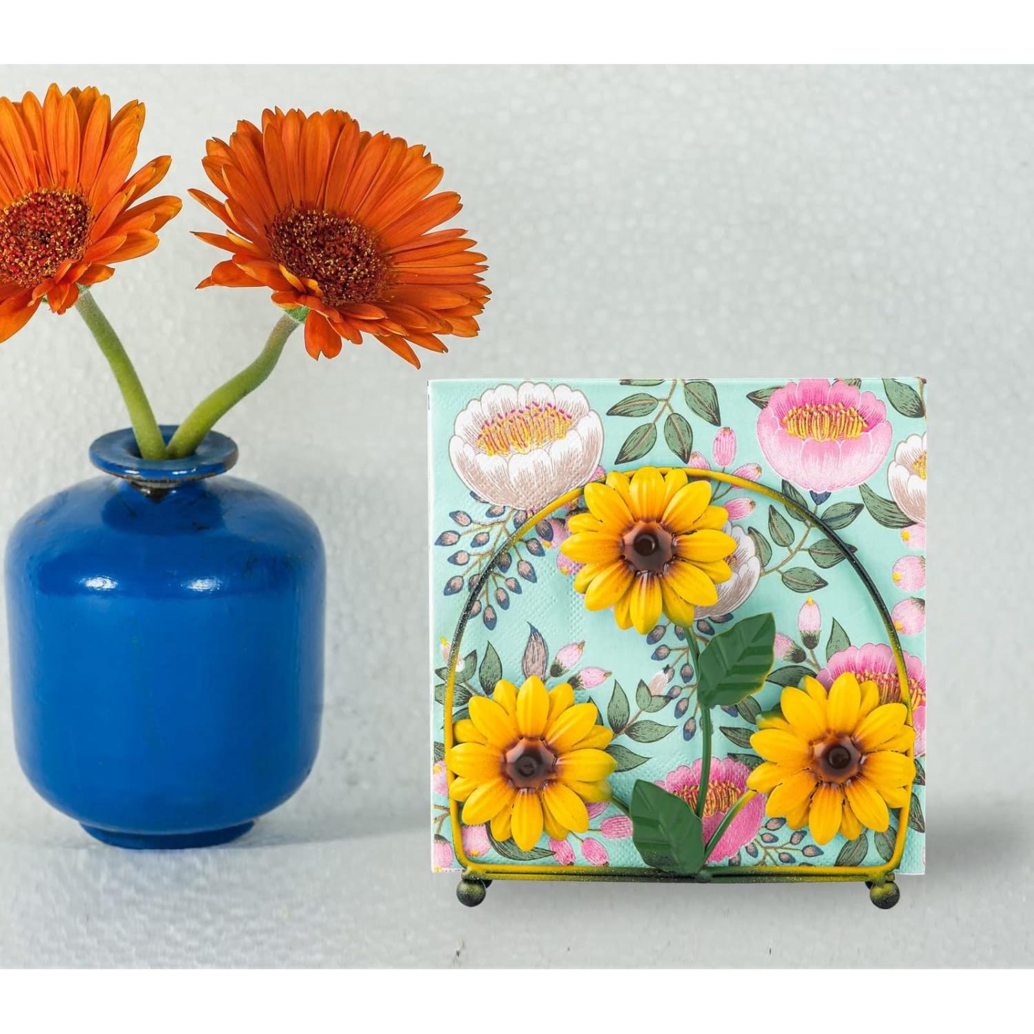 Soporte para Servilletas de Granja dgudgu Negro Acero Inoxidable