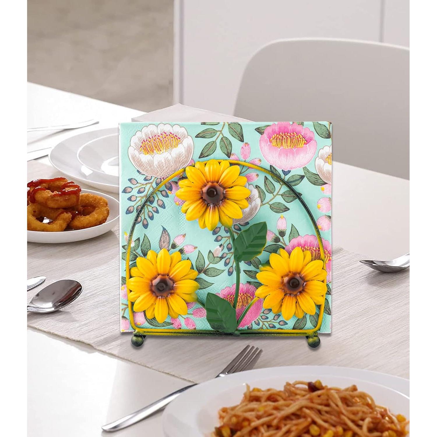 Soporte para Servilletas de Granja dgudgu Negro Acero Inoxidable