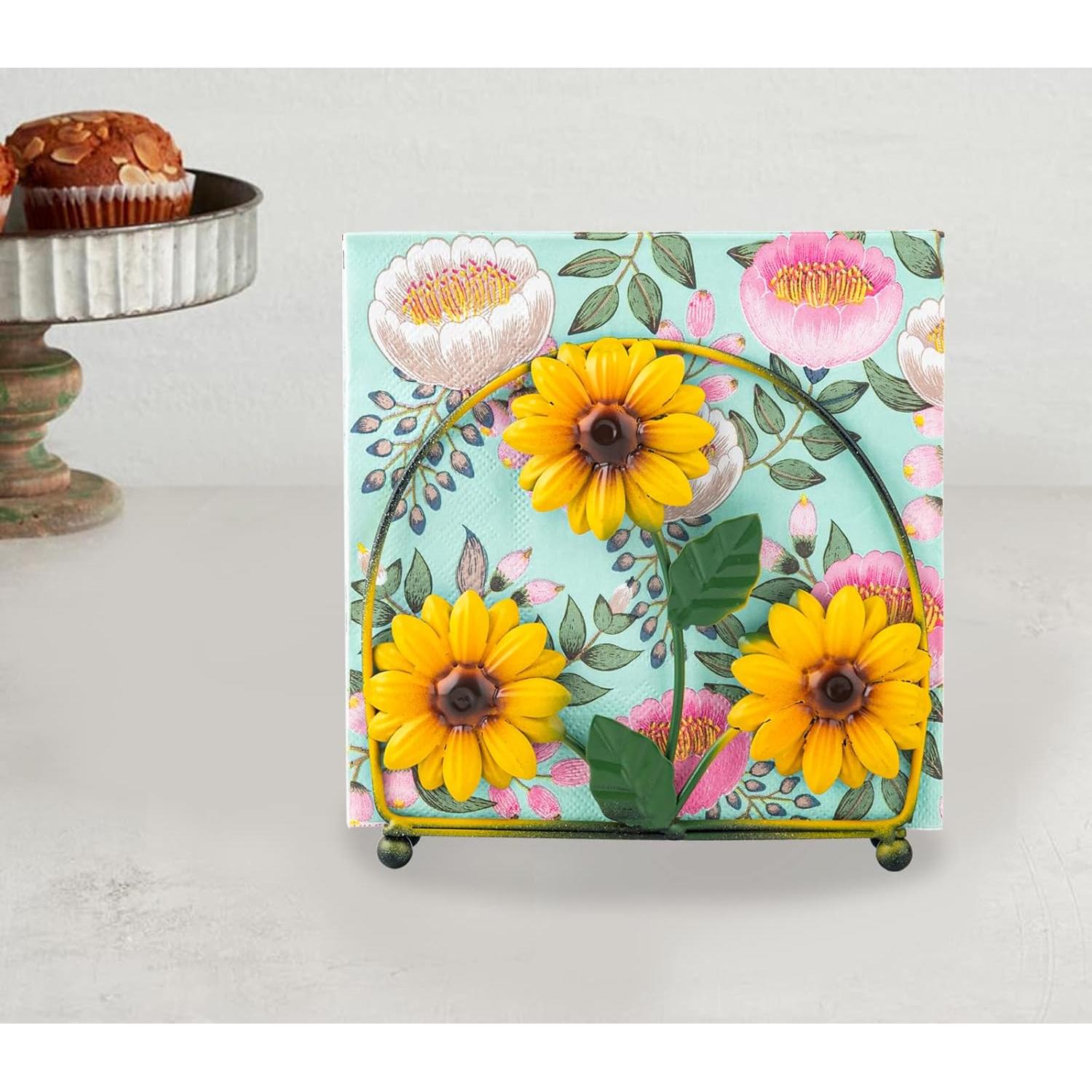 Soporte para Servilletas de Granja dgudgu Negro Acero Inoxidable