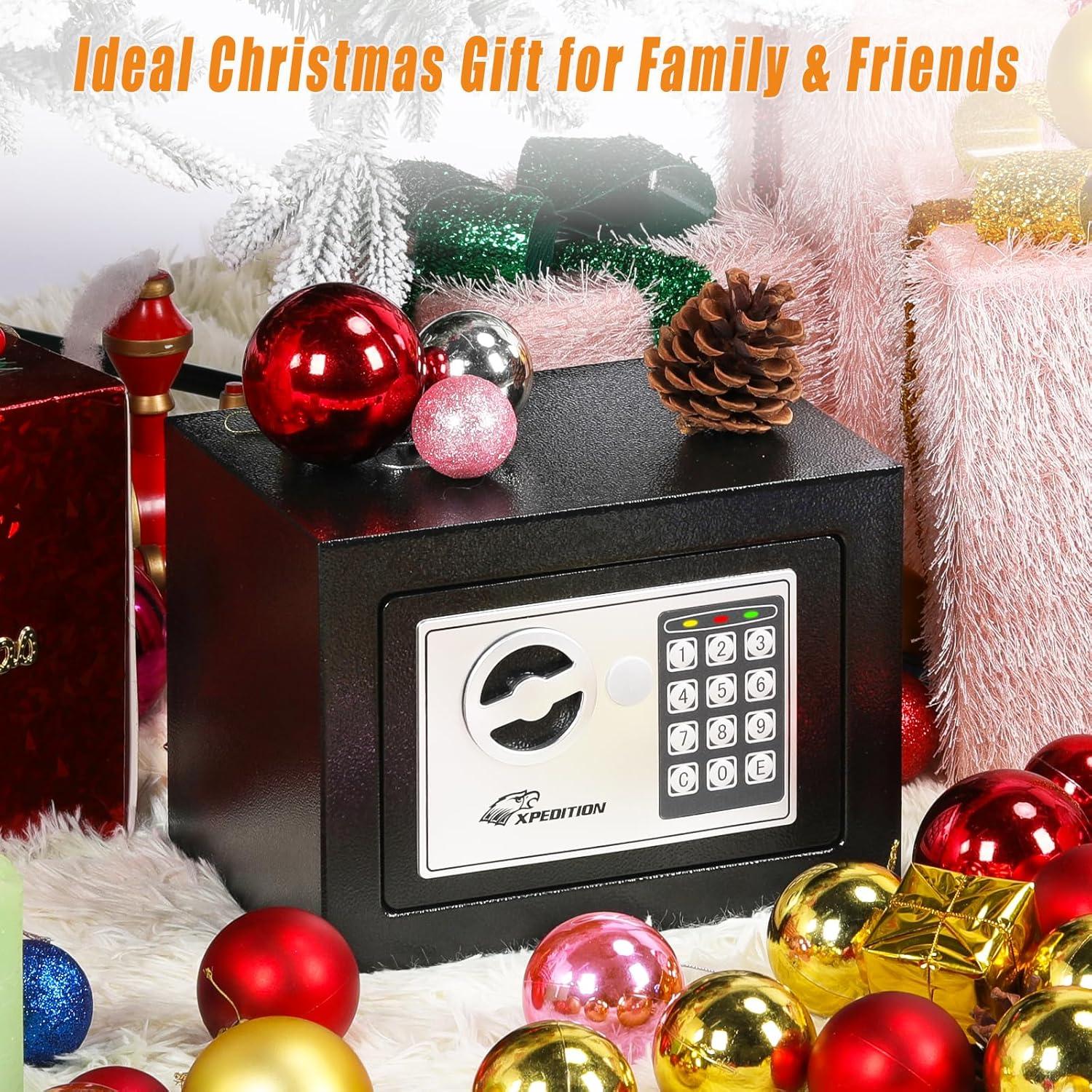 Caja Fuerte Electrónica XPEDITION Negra 0.24 Pies Cúbicos