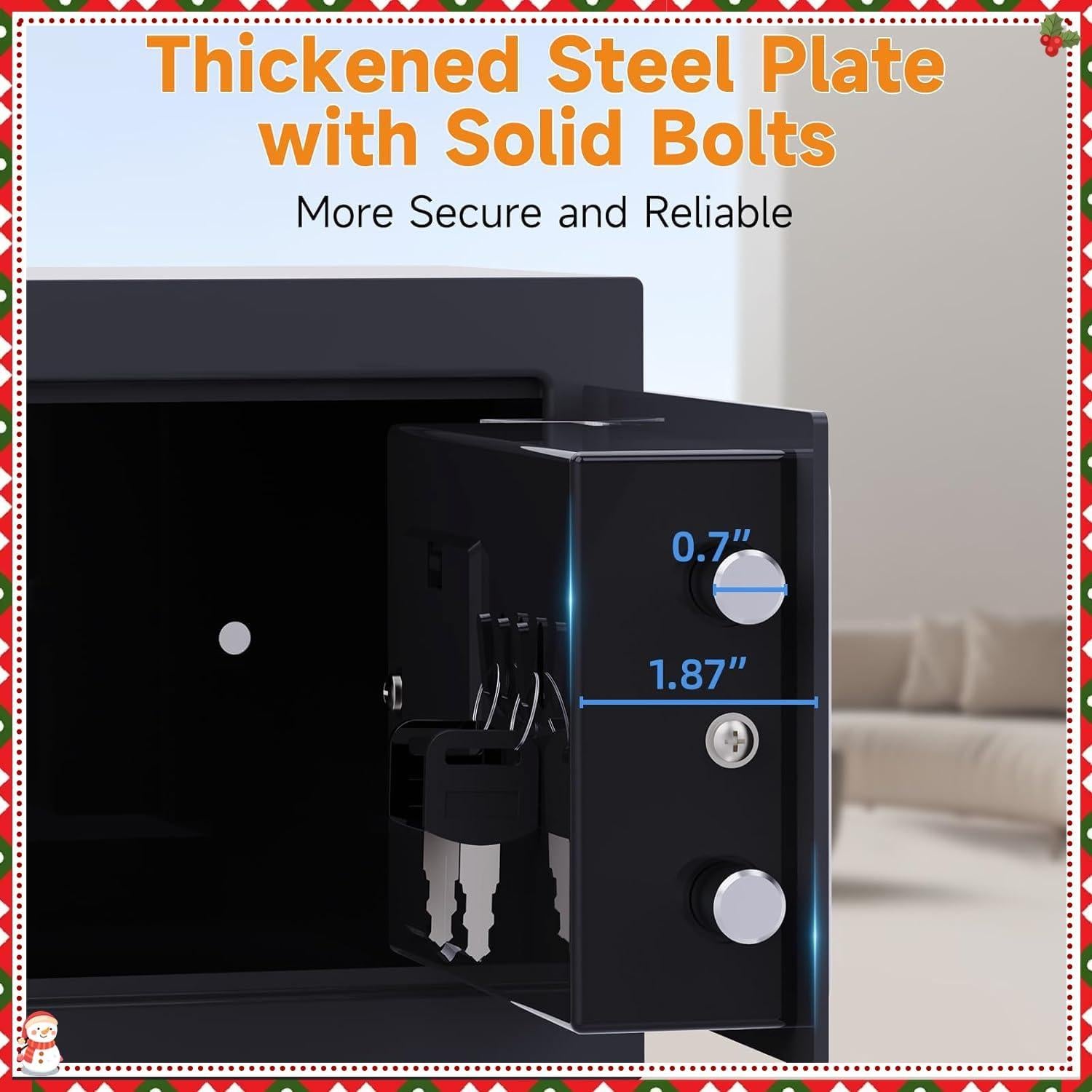 Caja Fuerte Electrónica XPEDITION Negra 0.24 Pies Cúbicos