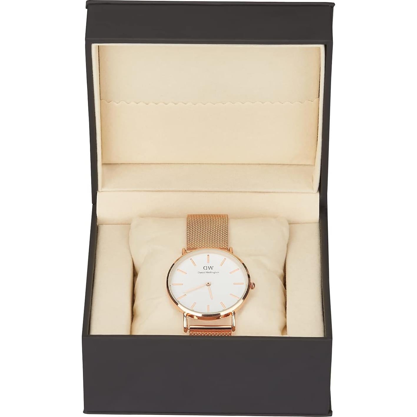 Caja de Reloj Individual de Lujo LETURE Negra con Almohadilla