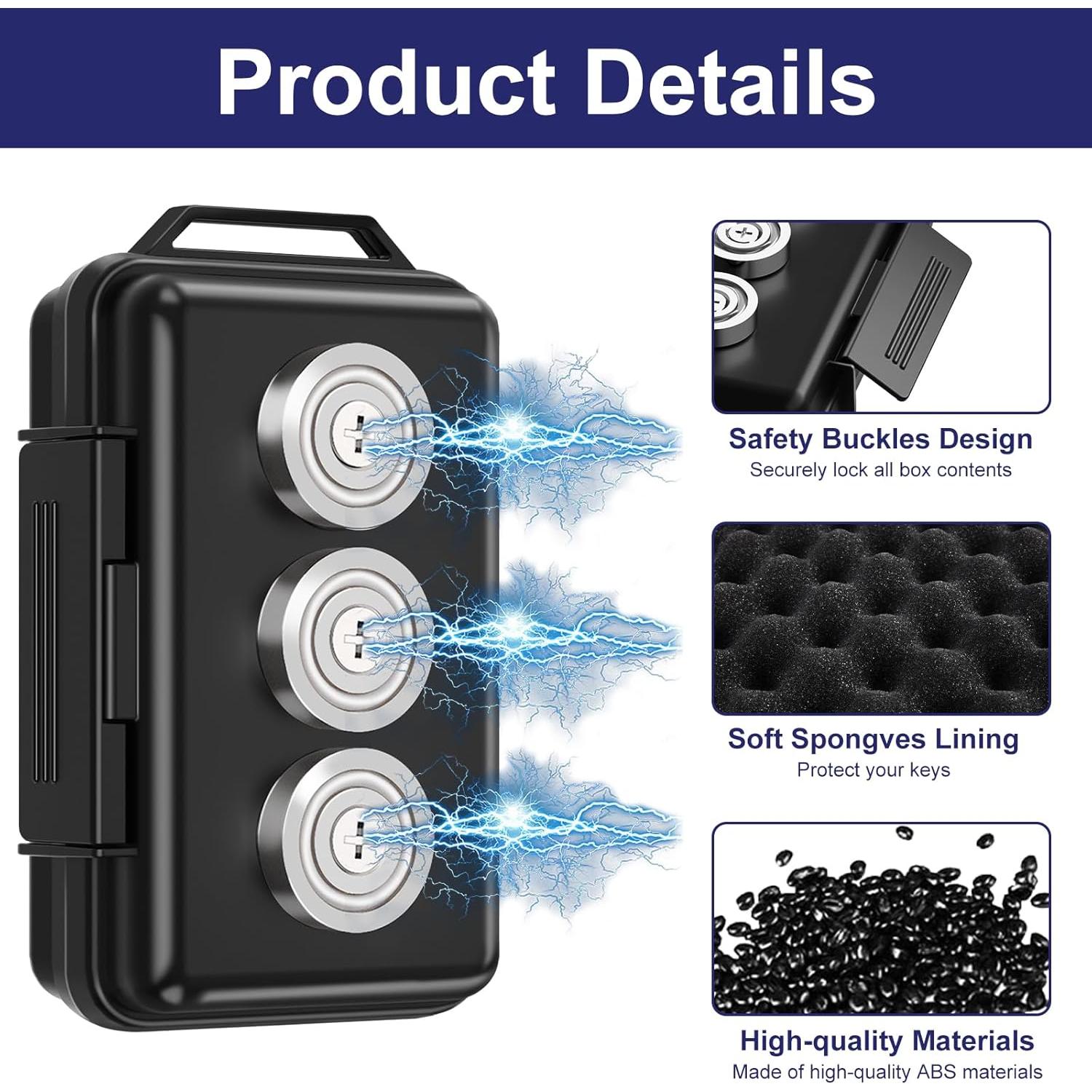 Paquete de 2 Cajas de Llaves Magnéticas Yimaut con Bolsa Faraday