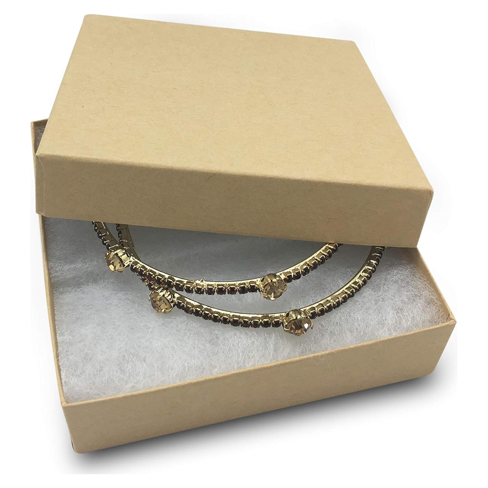 Cajas de Joyería de Cartón TheDisplayGuys - 25 Unidades 9.9x9.9x5.1cm