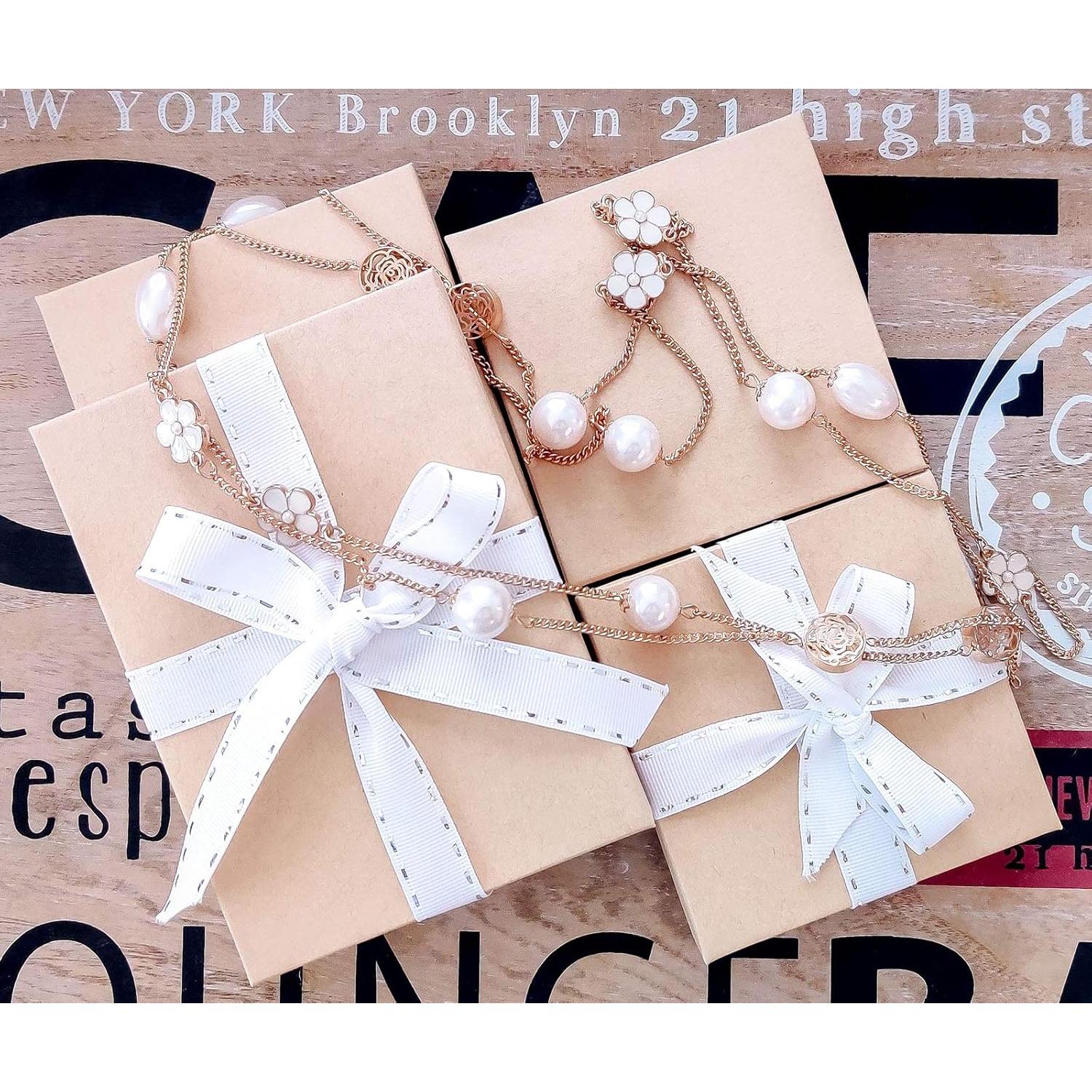 Cajas de Joyería de Cartón TheDisplayGuys - 25 Unidades 9.9x9.9x5.1cm