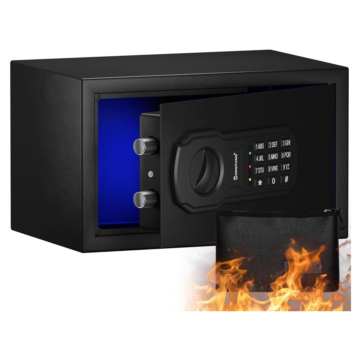 Caja Fuerte Resistente al Fuego SongYung 0.4 Pies Cúbicos