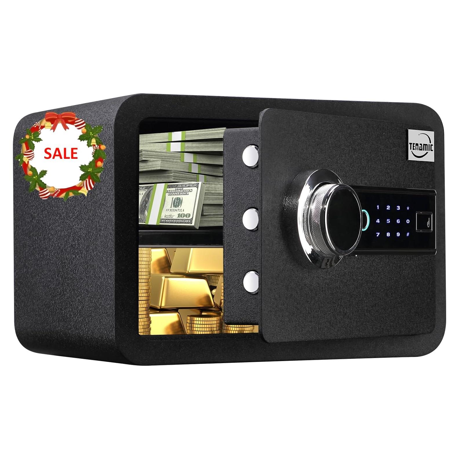 Caja Fuerte Biométrica Tenamic TC25 0.85 Pies Cúbicos Acero