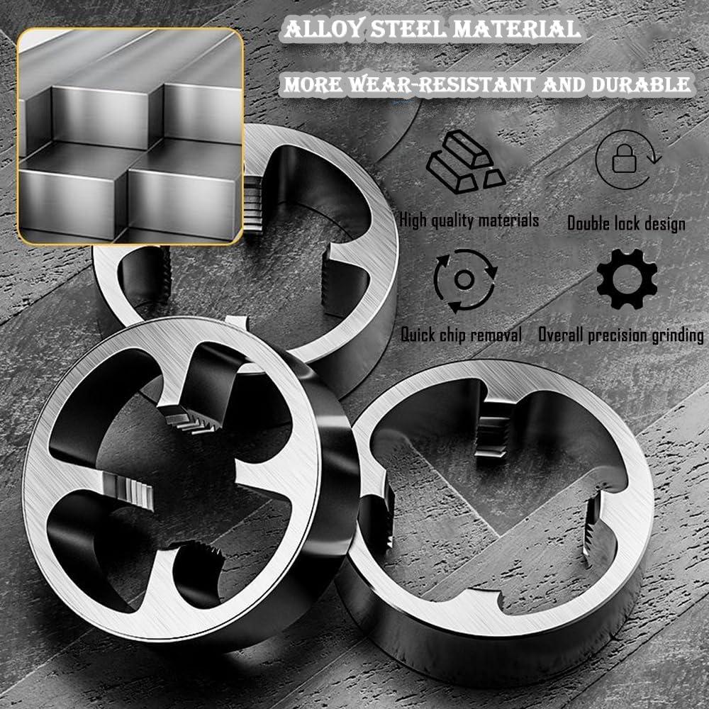 Kit de Roscado de Tuberías de PVC Pvzoqisur - 3 Troqueles