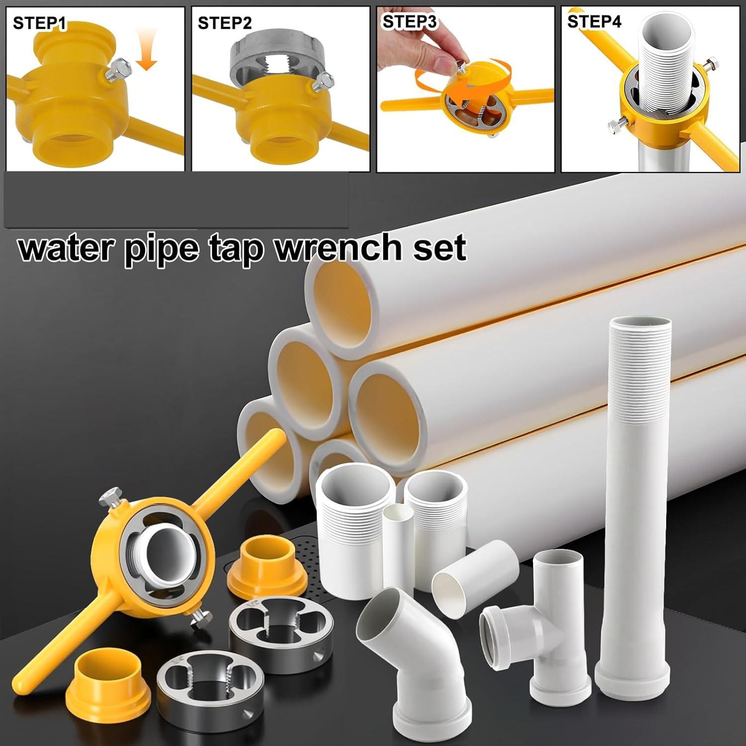 Juego de Herramientas para Hacer Roscas PVC KOUISYY 12 Piezas