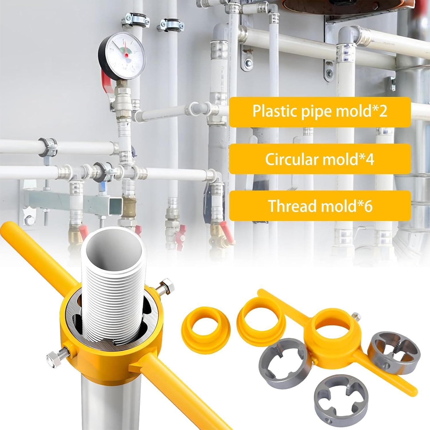 Juego de Herramientas para Hacer Roscas PVC KOUISYY 12 Piezas