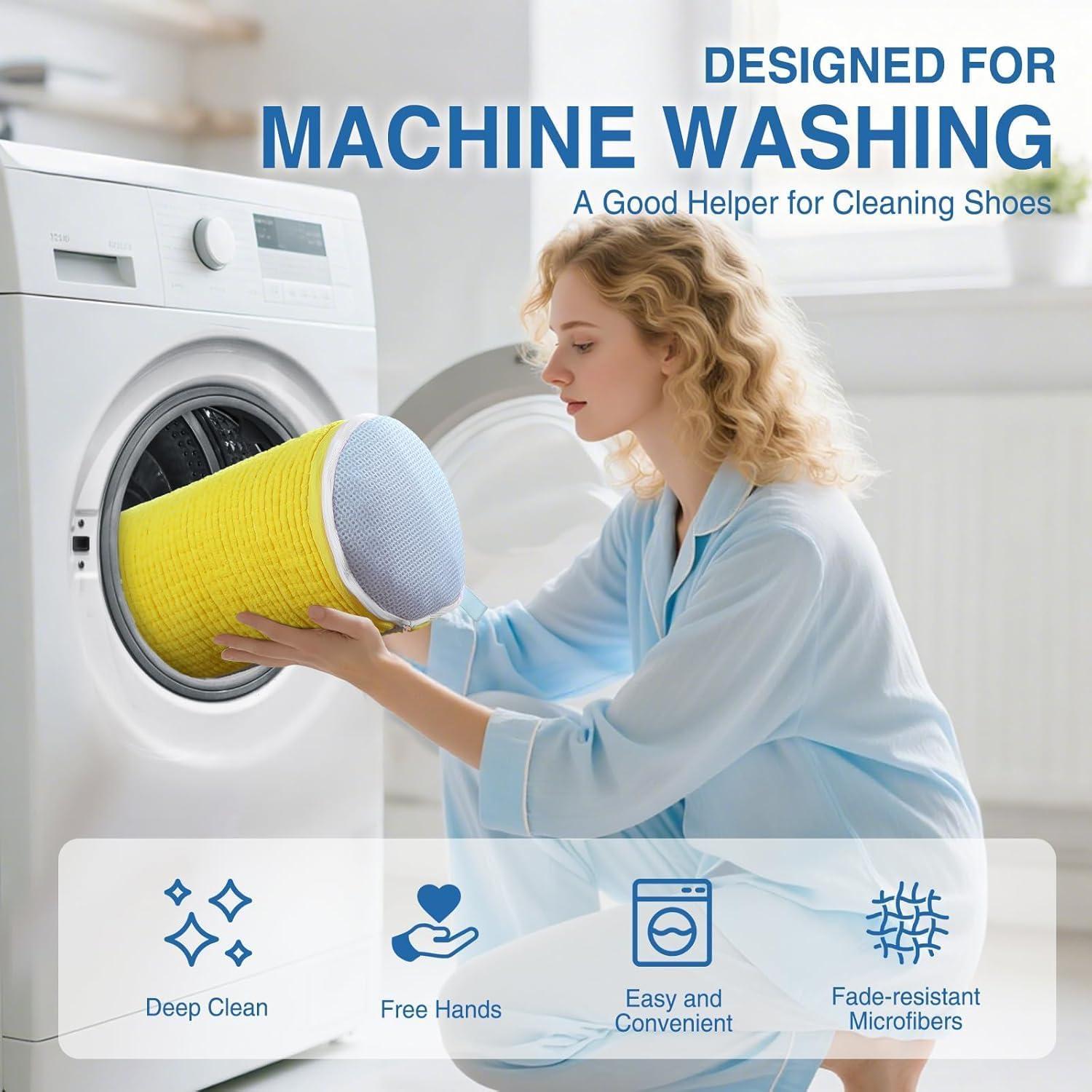 Bolsa de Lavado de Zapatos Teletrogy con Cremallera y Árboles Ajustables