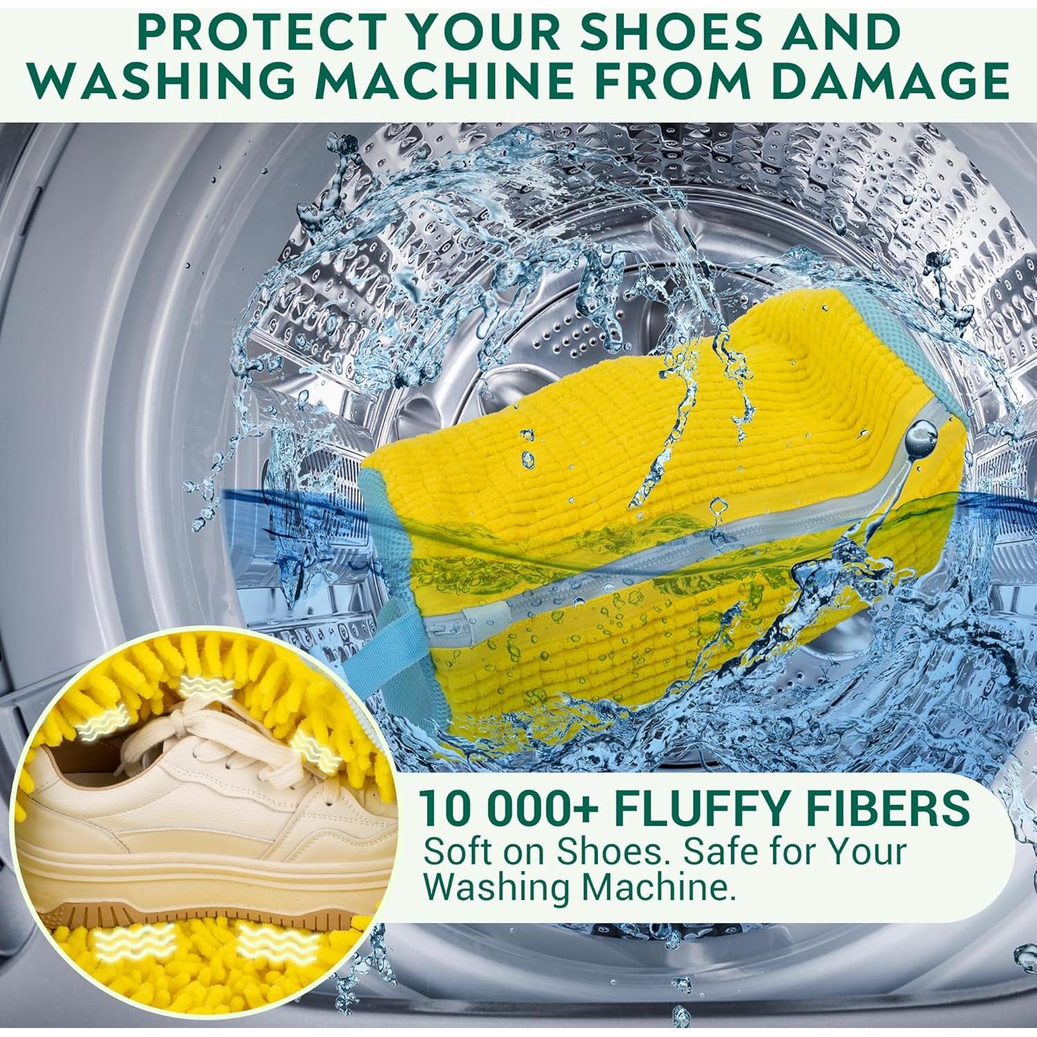 Bolsa de Lavado de Zapatos Recrantia - Juego de 2 Amarillo