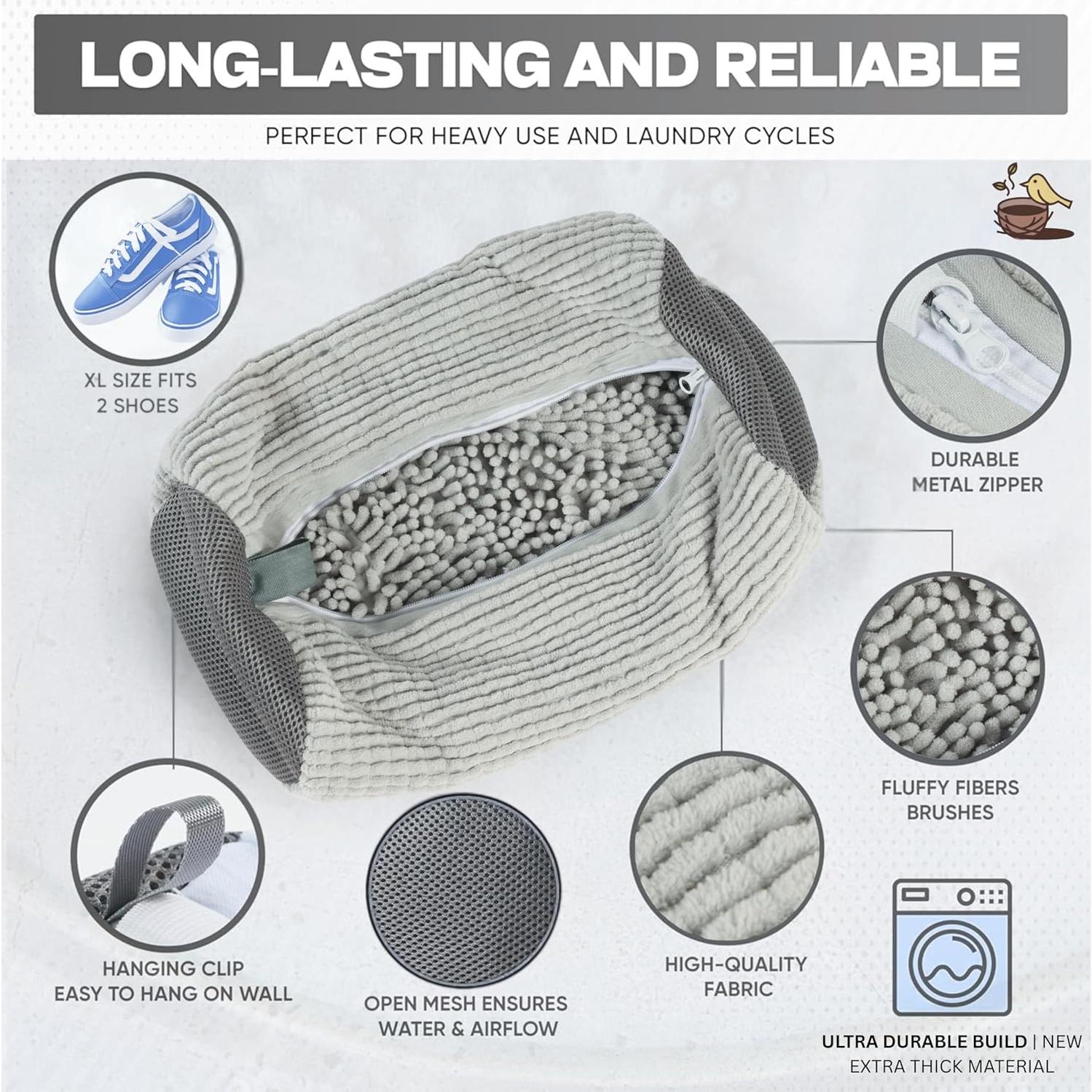 Bolsa de Lavado de Zapatos Jumbo Genérico - Extra Gruesa 2kg