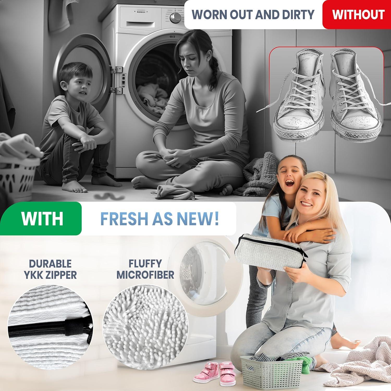 Bolsa de Lavado de Zapatos AHRHA 2 Unidades 19x19x39cm