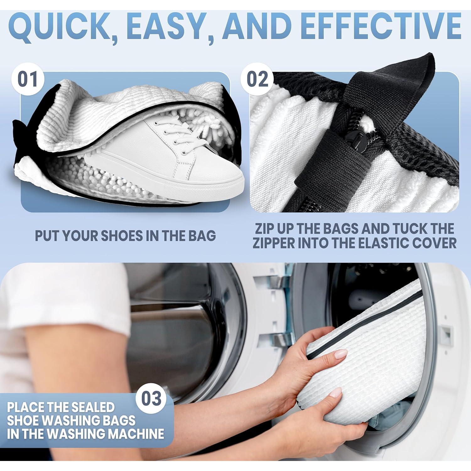 Bolsa de Lavado de Zapatos AHRHA 2 Unidades 19x19x39cm