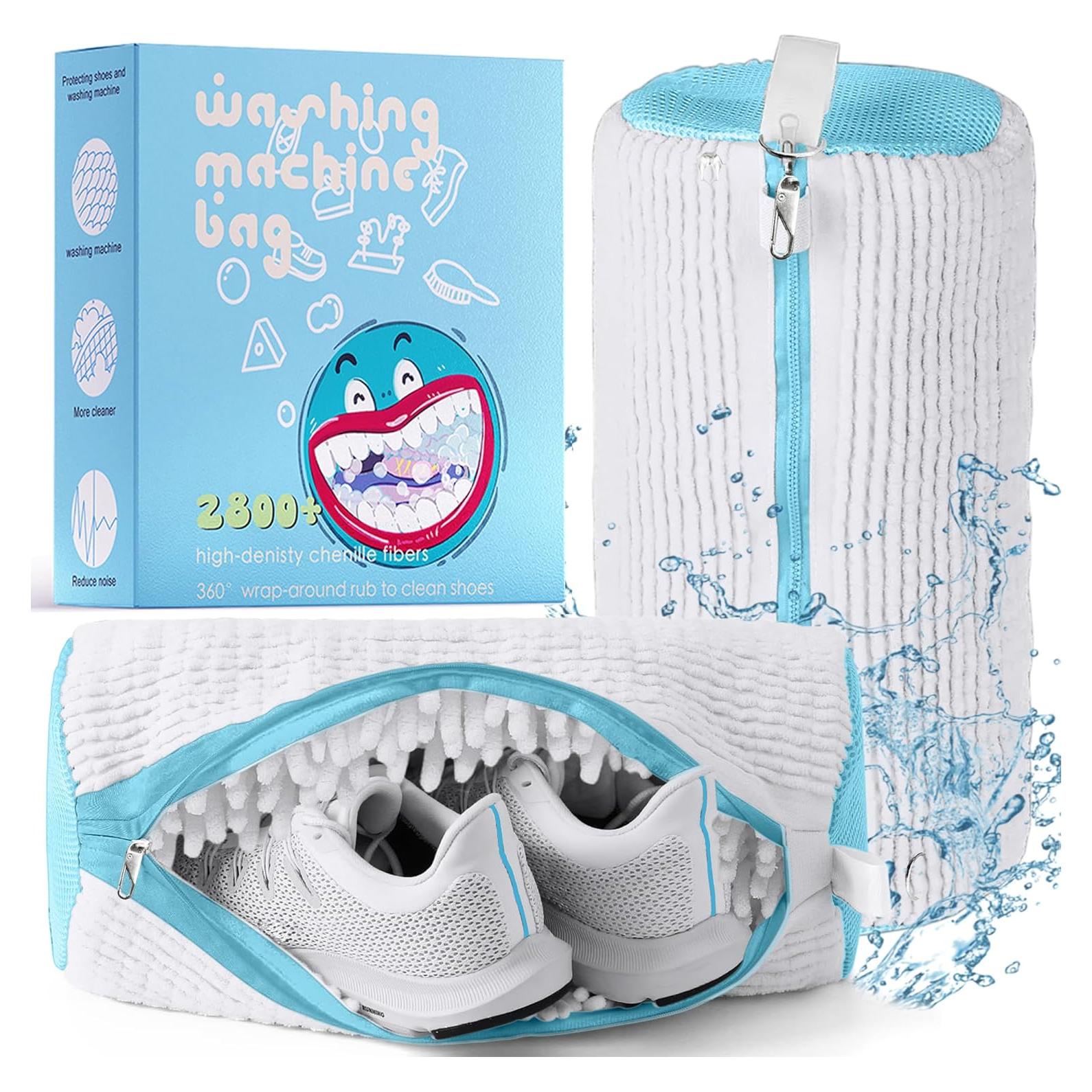 Bolsa de Lavado de Zapatos XXL ZEPHYRION - 2 Piezas Blanca