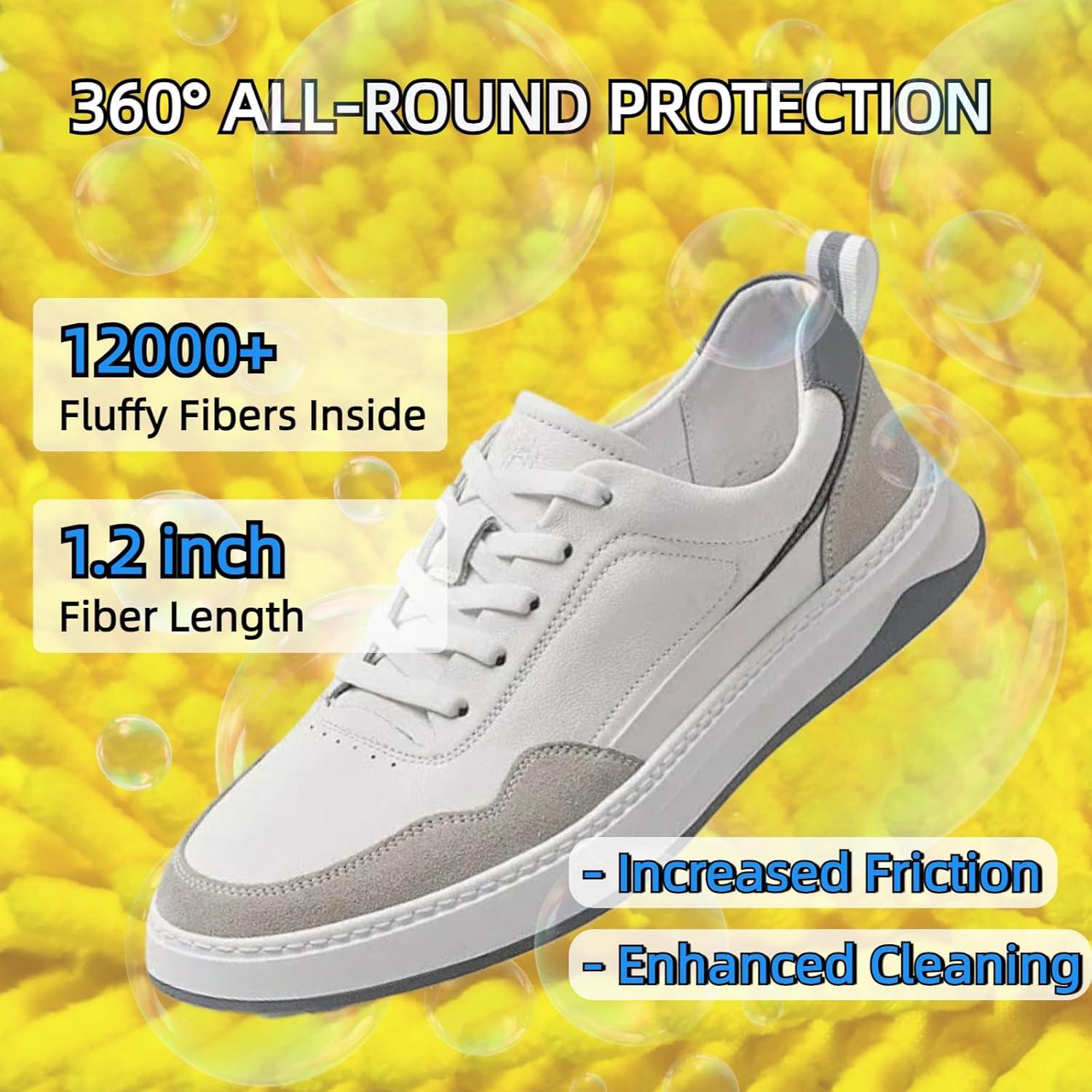 Bolsa de Lavado de Zapatos Zeewoo 2 Piezas Amarilla 39x19cm