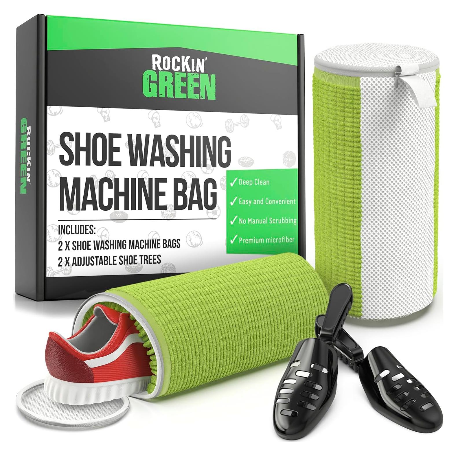 Bolsa de Lavado de Zapatos Rockin'Green - 2 Piezas