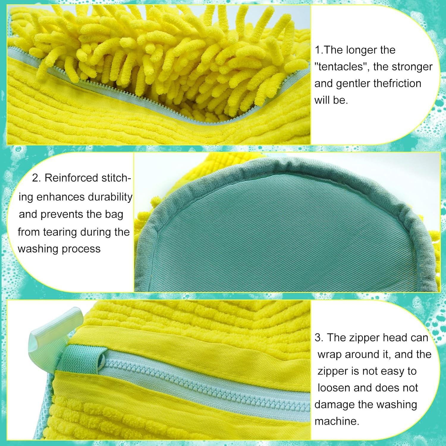 Bolsa de Lavado de Zapatos Cocoyeye Amarillo 2pc Reutilizable