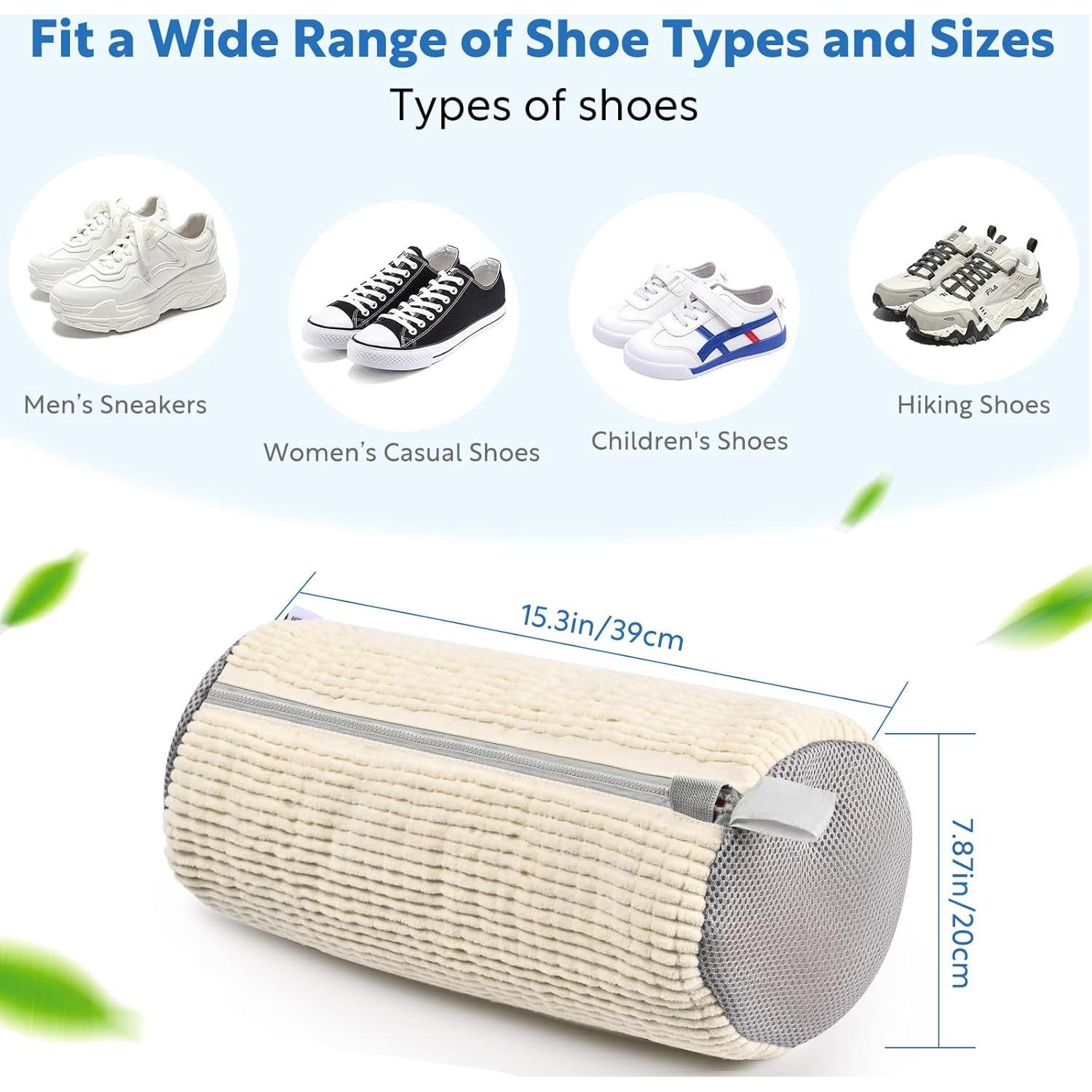 Bolsa de Lavado para Zapatos Makaroo 2 Pcs Microfibra Grande