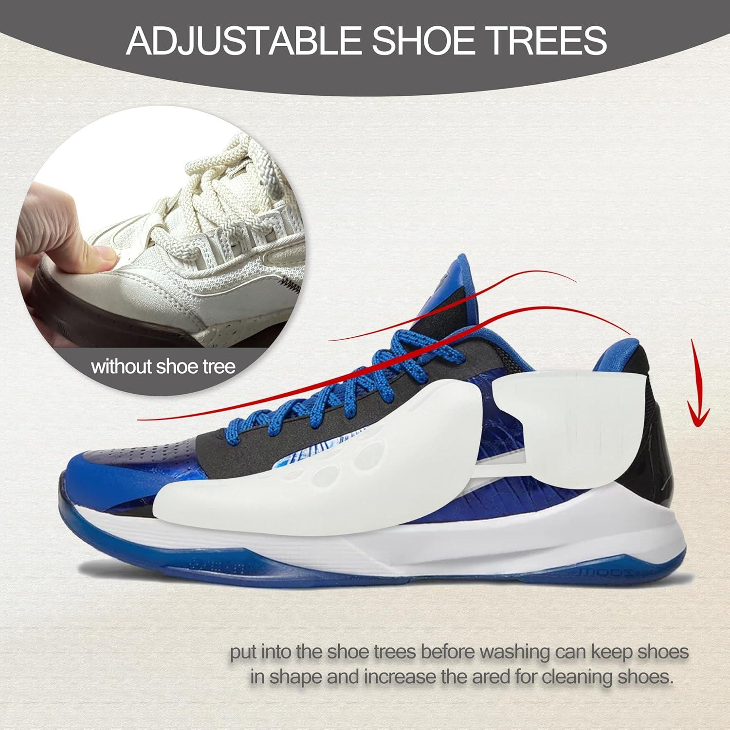 Bolsa de Lavado de Zapatos BERHW 2 Piezas Blanca