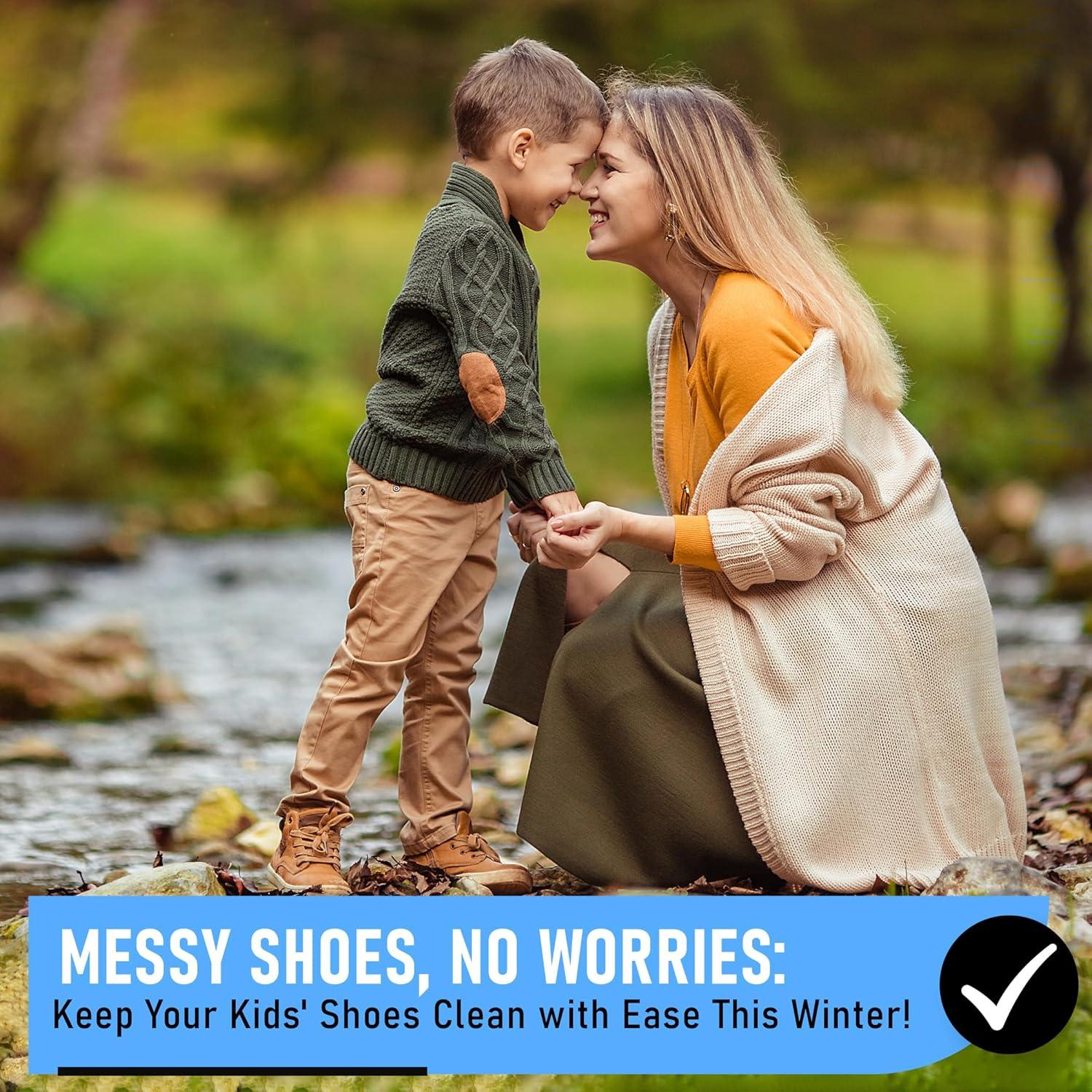 Bolsa de Lavado de Zapatos Farabi 2 Pcs Reutilizable 40x27 cm