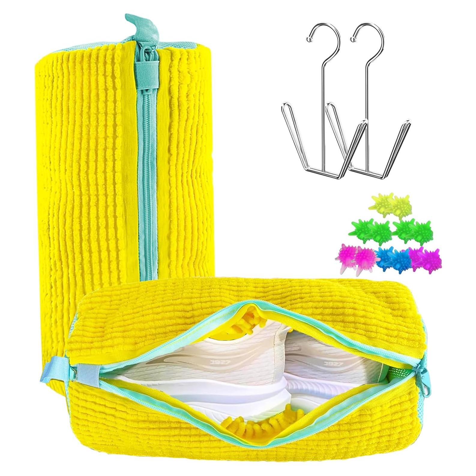 Bolsa de Lavado de Zapatos Mowtential - 2 Unidades + 12 Pelotas