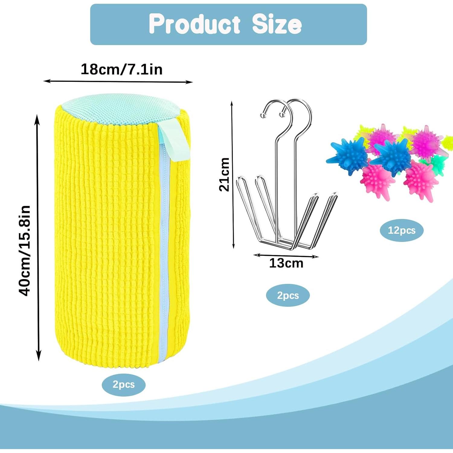 Bolsa de Lavado de Zapatos Mowtential - 2 Unidades + 12 Pelotas