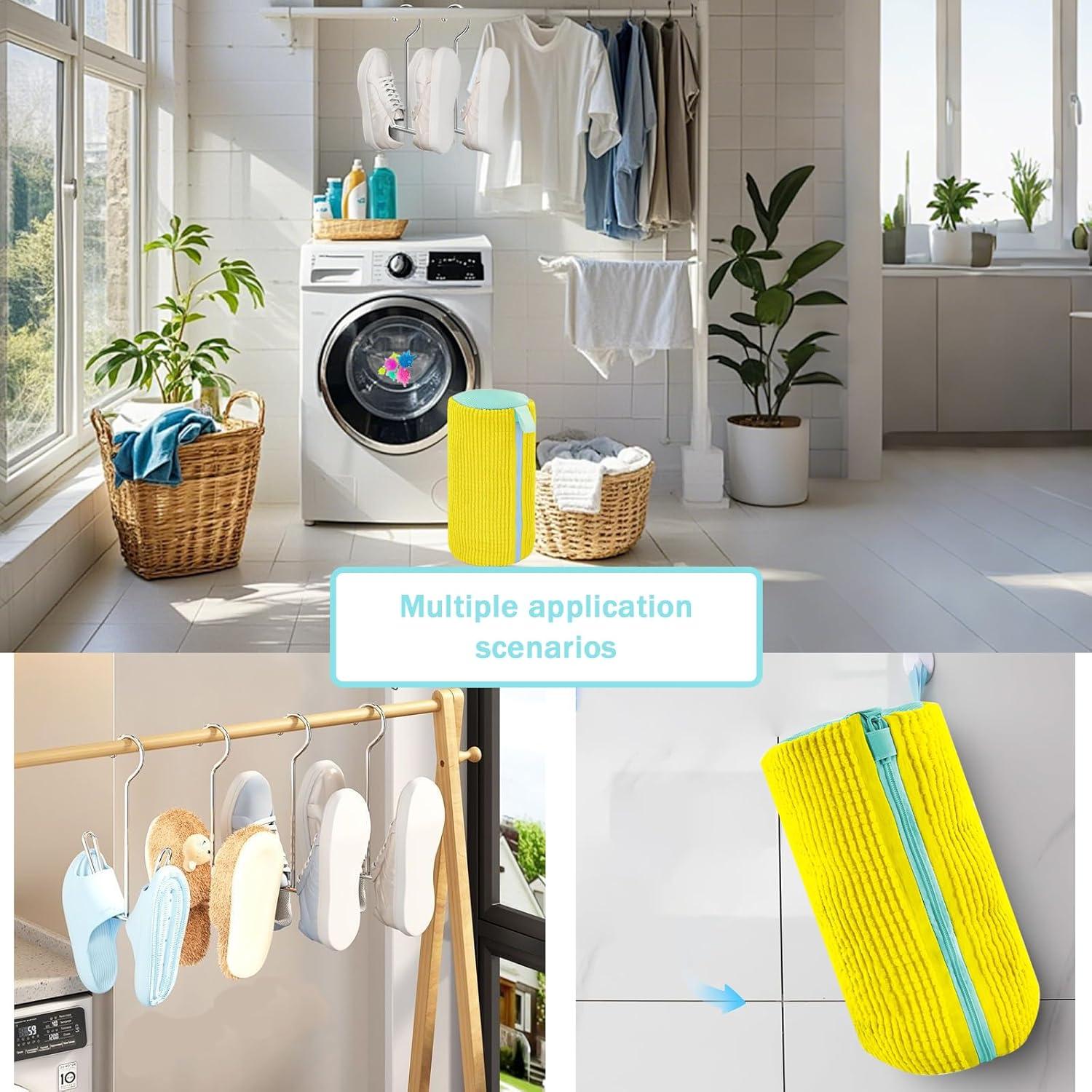 Bolsa de Lavado de Zapatos Mowtential - 2 Unidades + 12 Pelotas