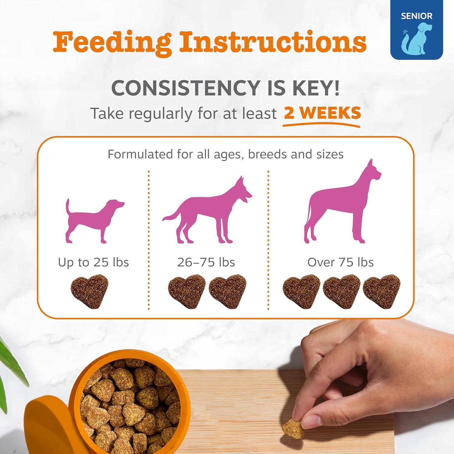 Zesty Paws Suplemento Articular para Perros - 90 Masticables de Pollo