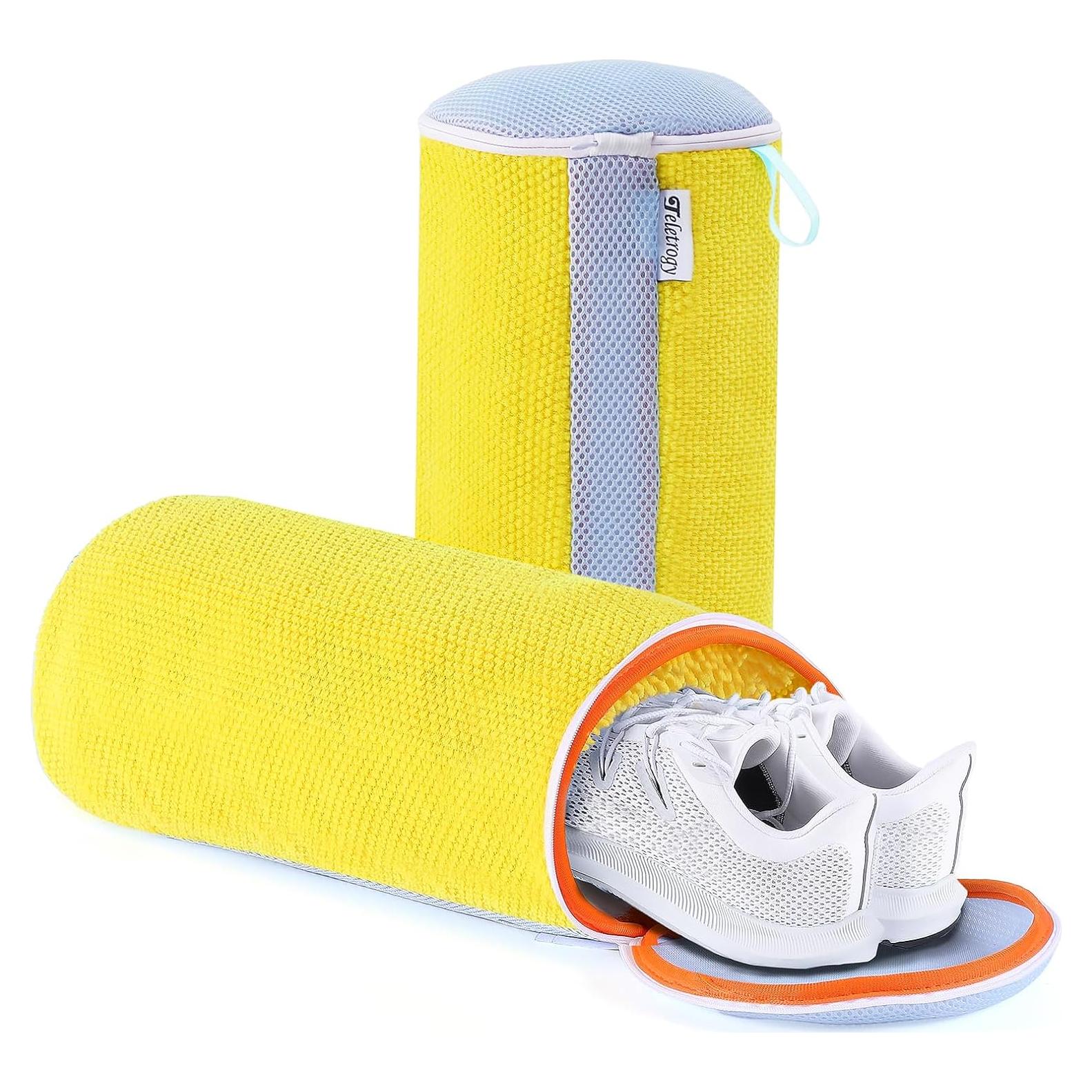 Bolsa de Lavado de Zapatos Teletrogy Amarilla 2 Pcs 33cm